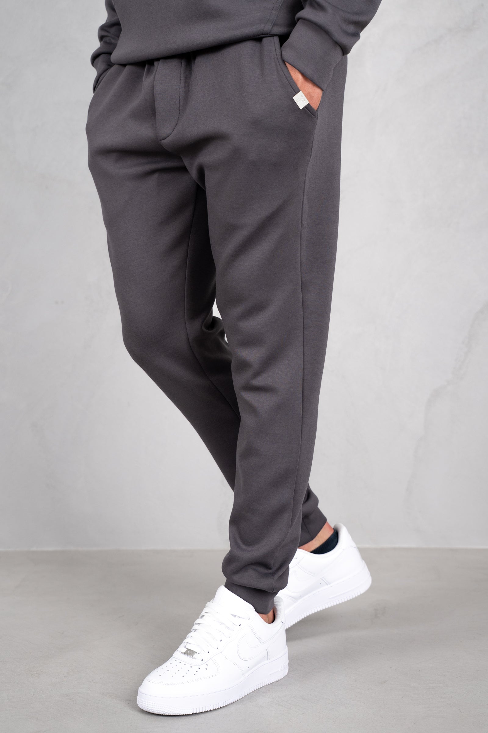 Soft Scuba Regular Fit Jogger - Charcoal