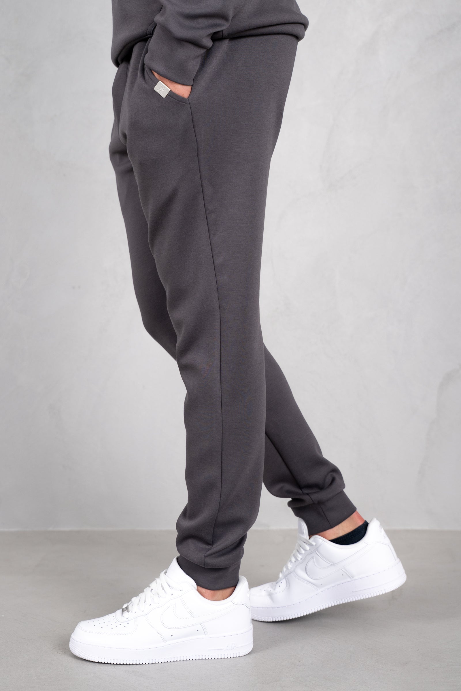 Soft Scuba Regular Fit Jogger - Charcoal
