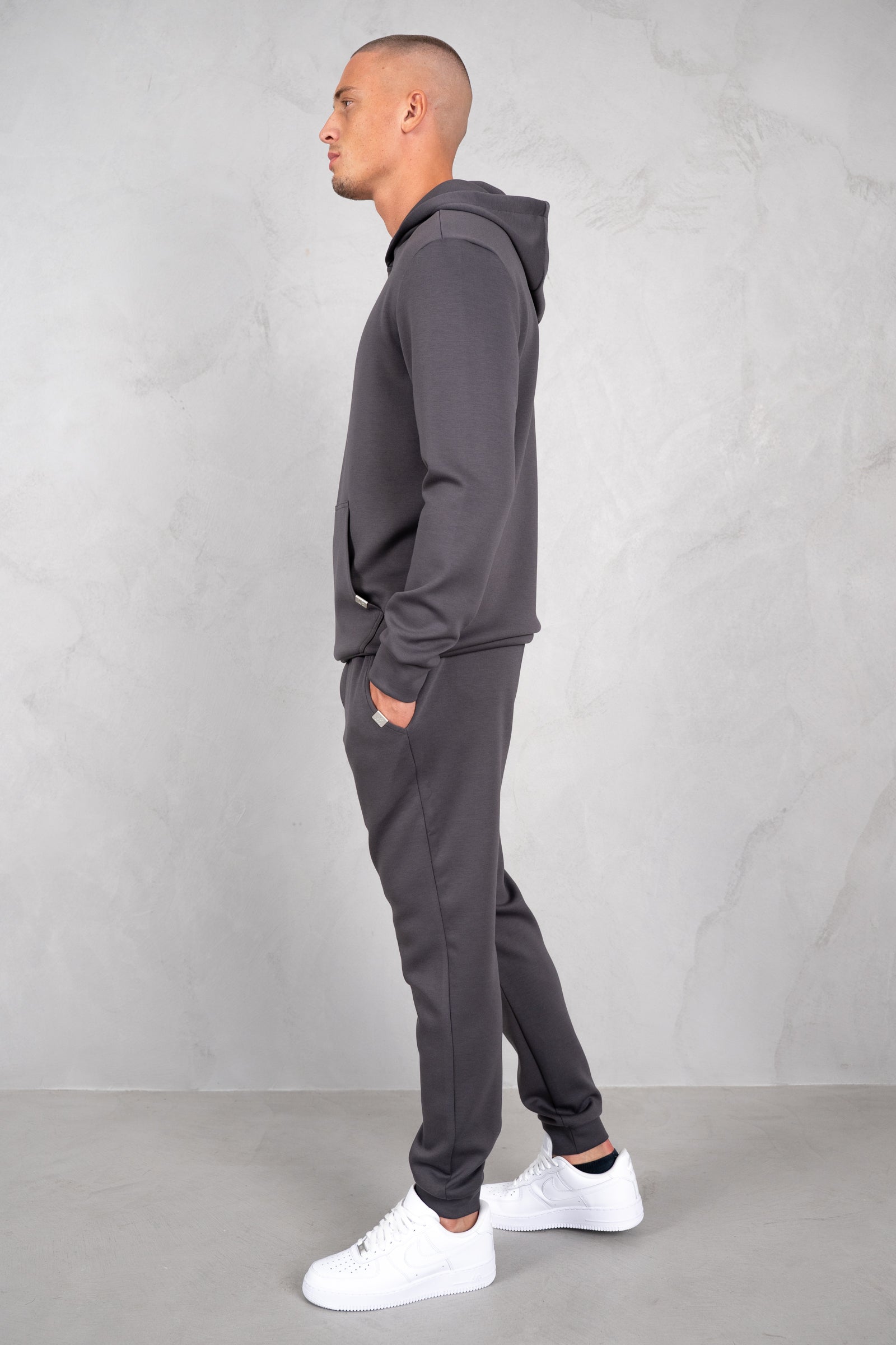Soft Scuba Regular Fit Jogger - Charcoal