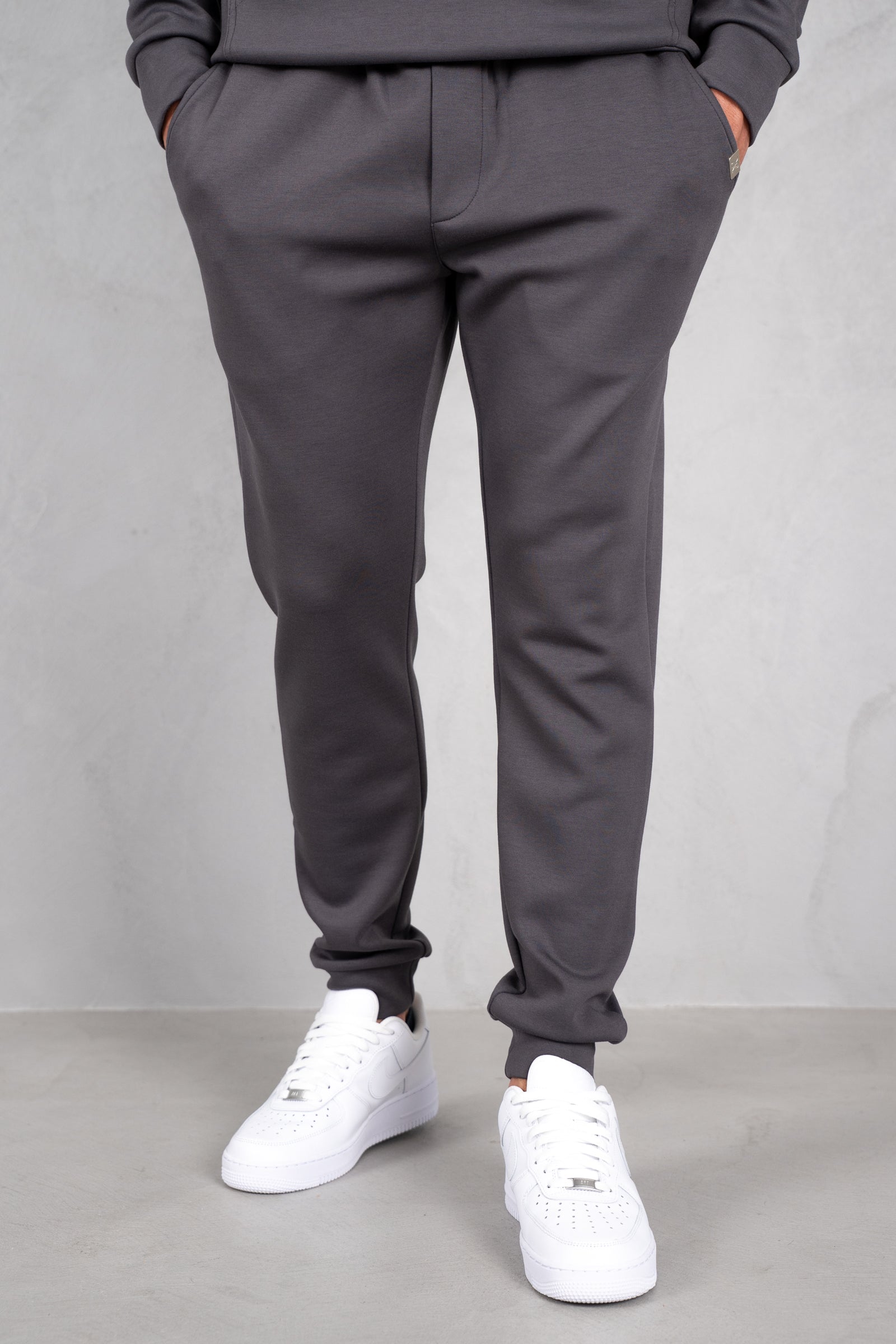 Soft Scuba Regular Fit Jogger - Charcoal