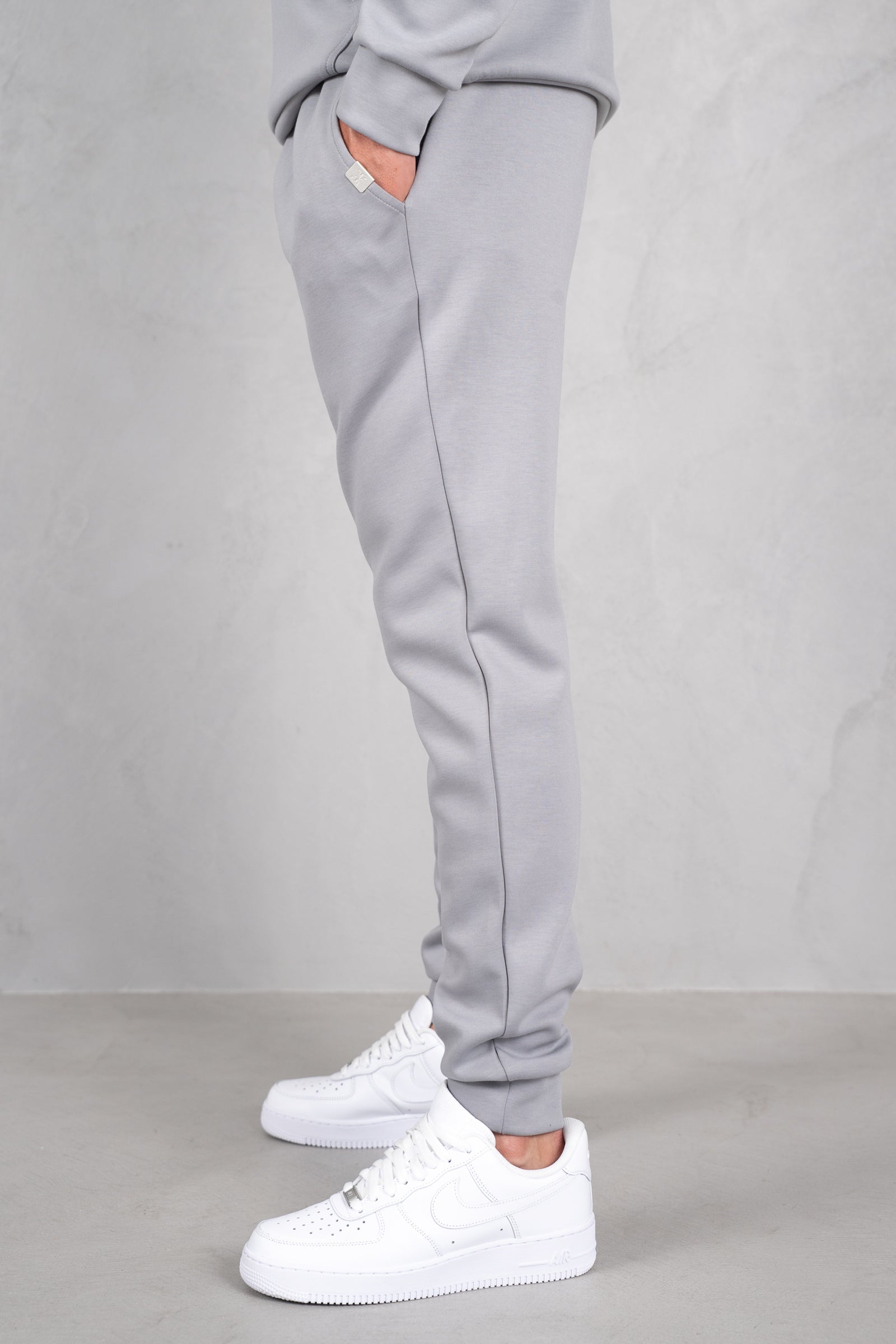 Soft Scuba Regular Fit Jogger - Grey