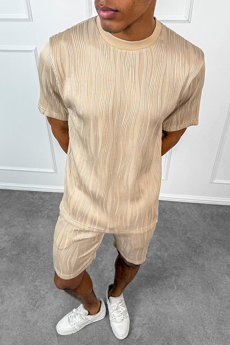 Wave Shorts - Taupe