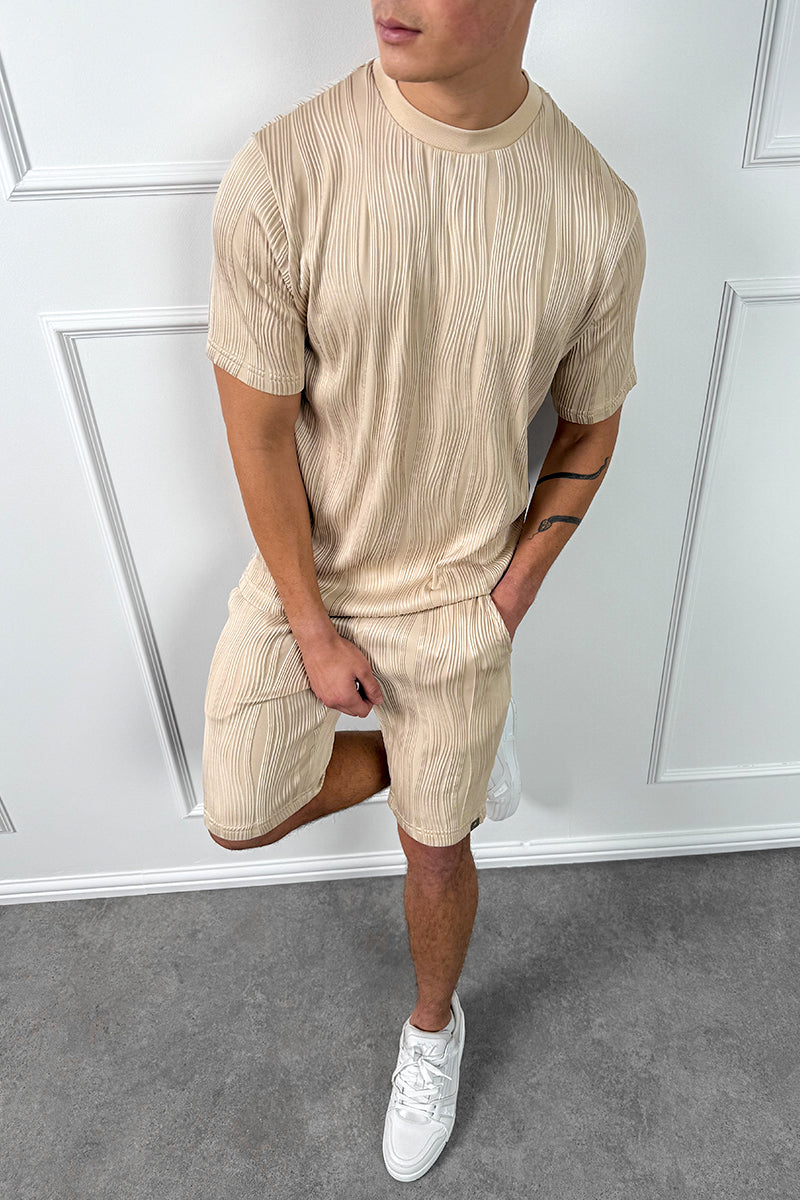 Wave Shorts - Taupe