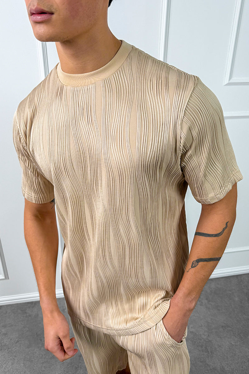 Wave Shorts - Taupe