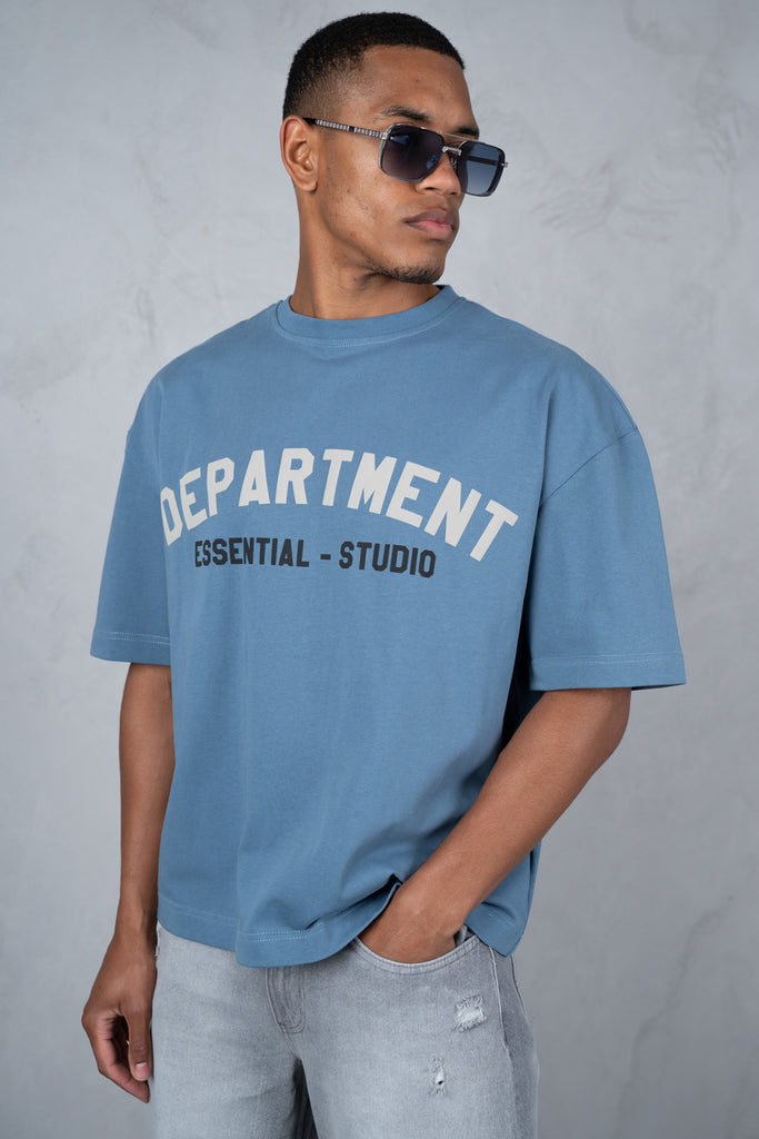 Straight Leg Washed Denim - Grey