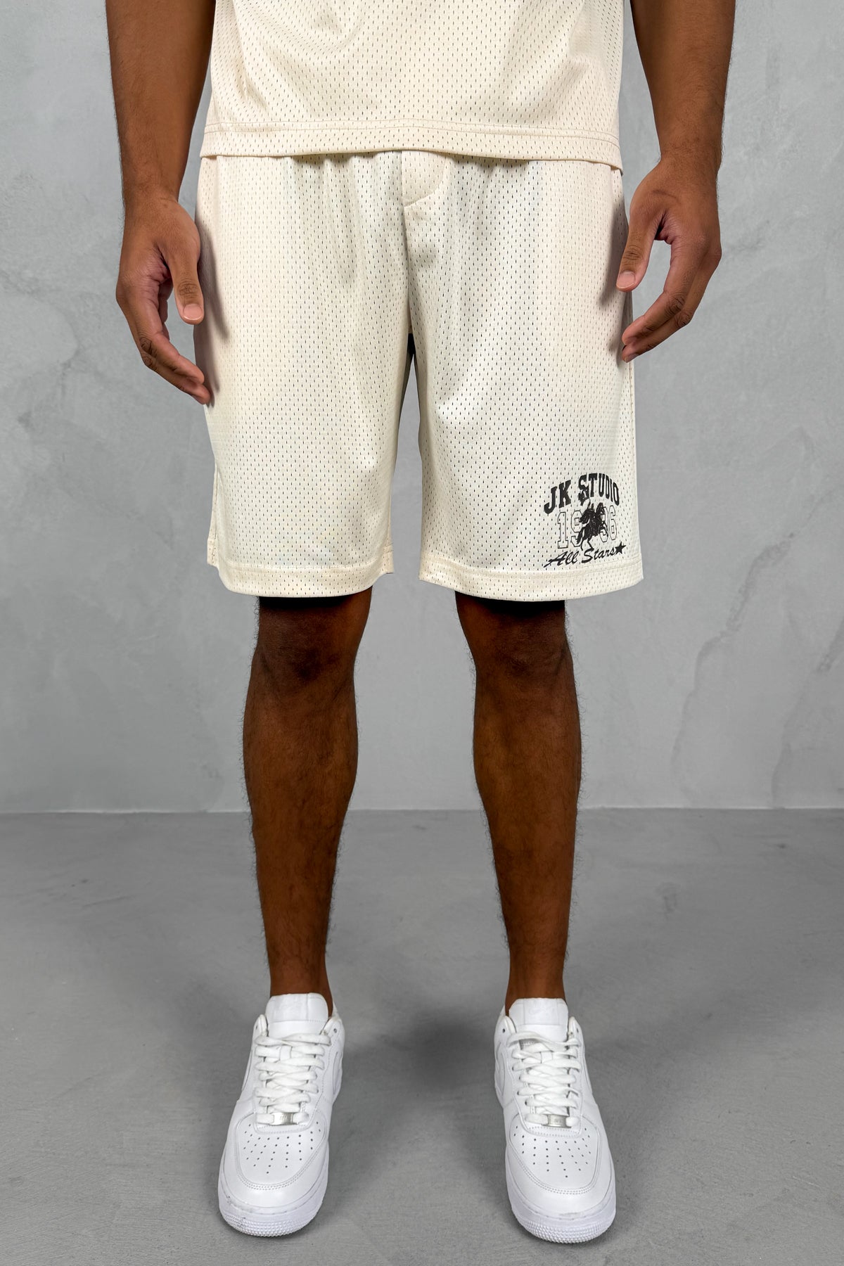 Studio Mesh Shorts - Off White
