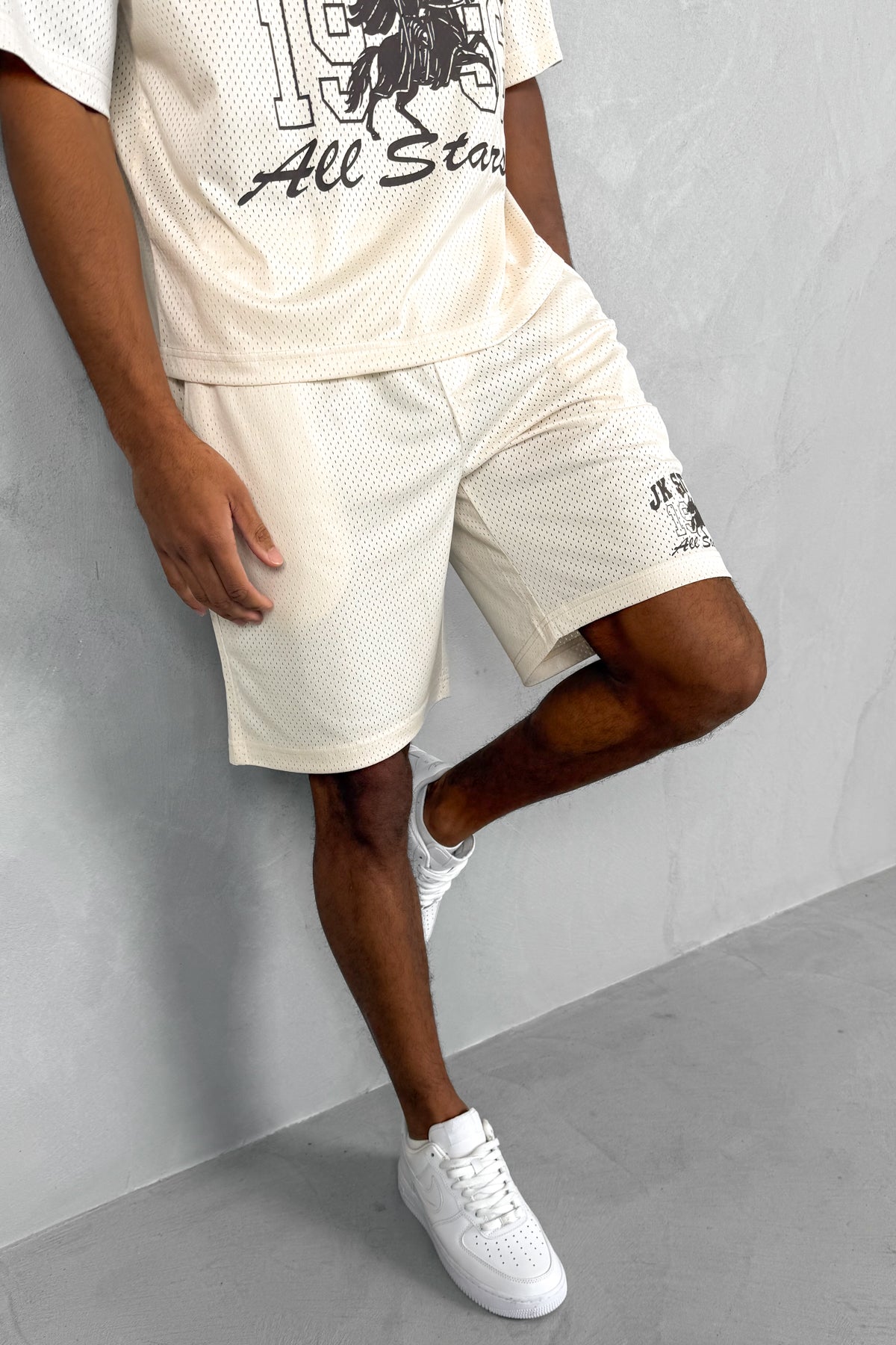 Studio Mesh Shorts - Off White