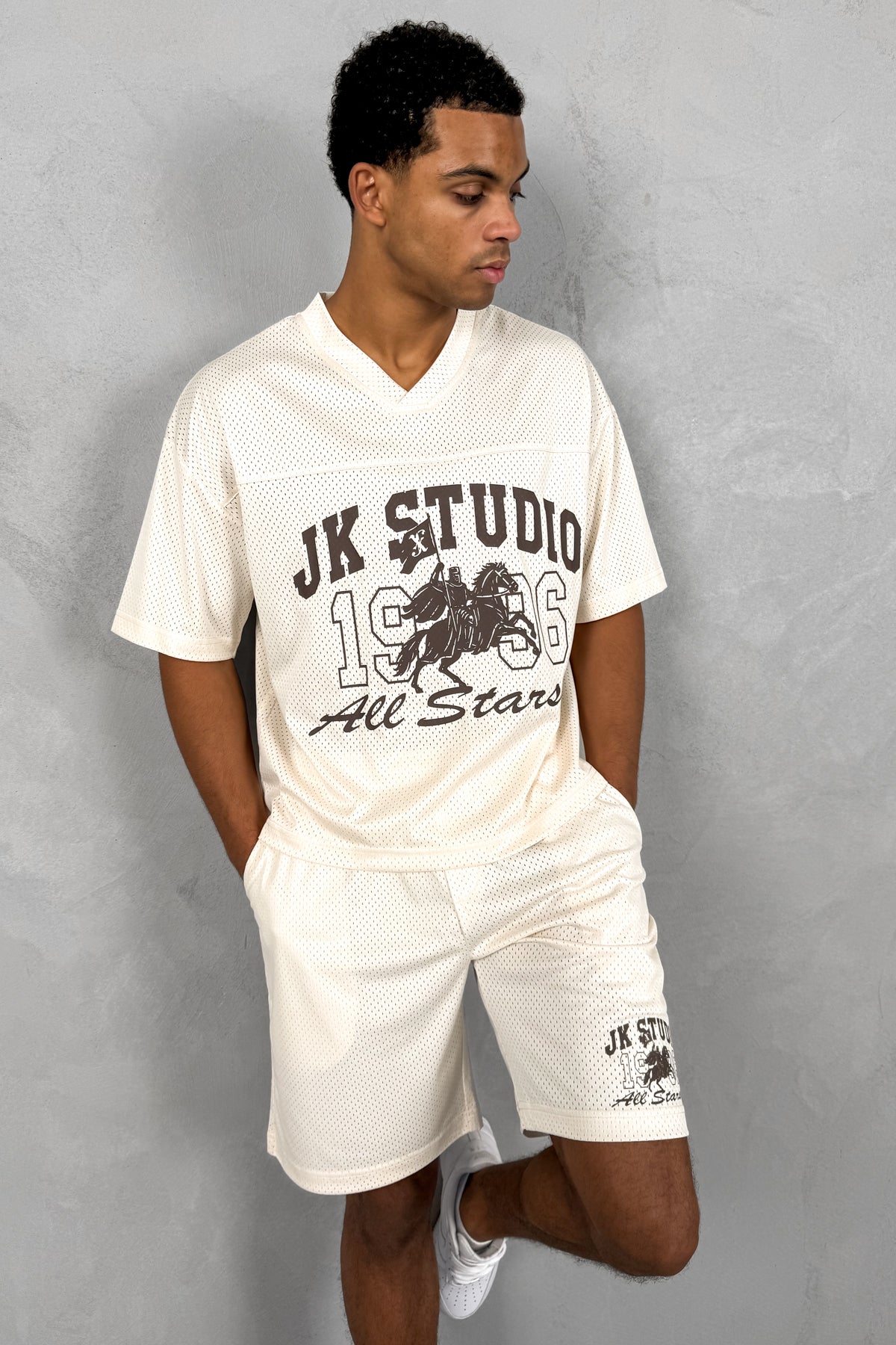 Studio Mesh Shorts - Off White