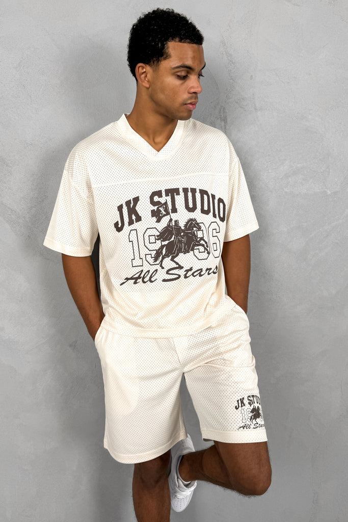 Studio Mesh Shorts - Off White