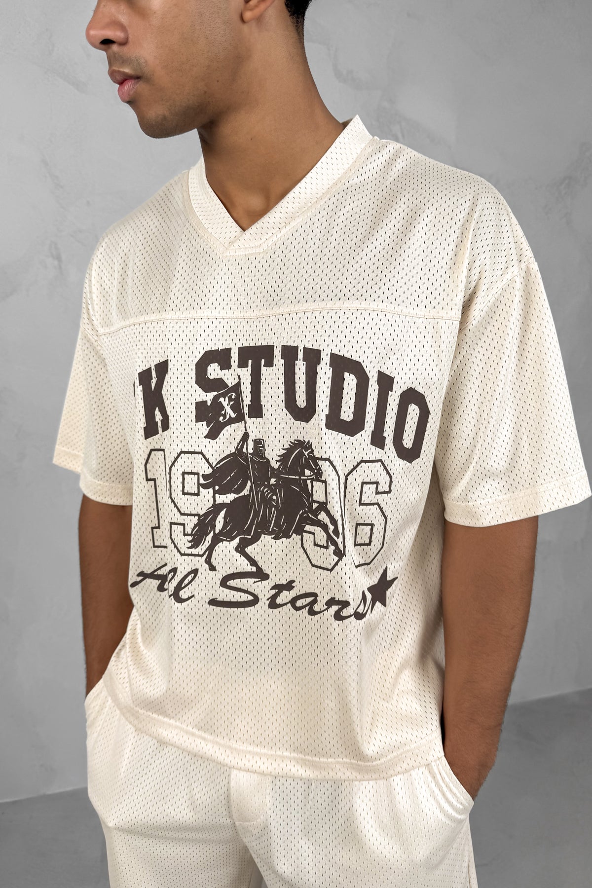 Studio Mesh Shorts - Off White