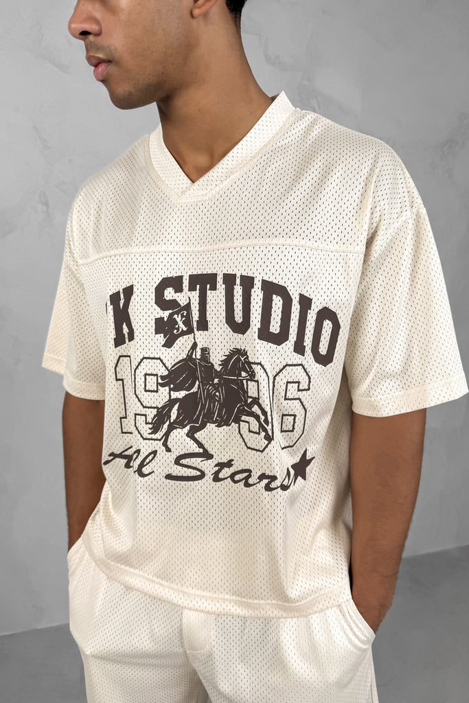 Studio Mesh Shorts - Off White