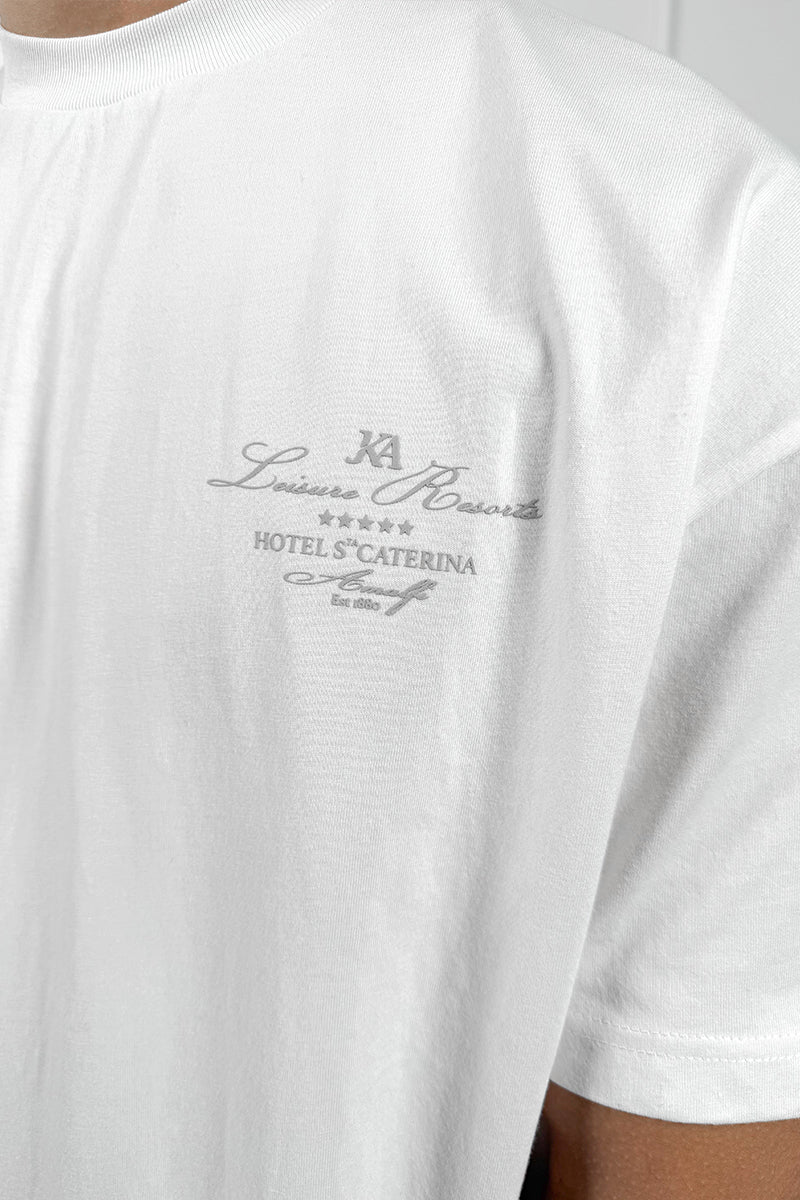 Amalfi Resort  T-Shirt - Off White