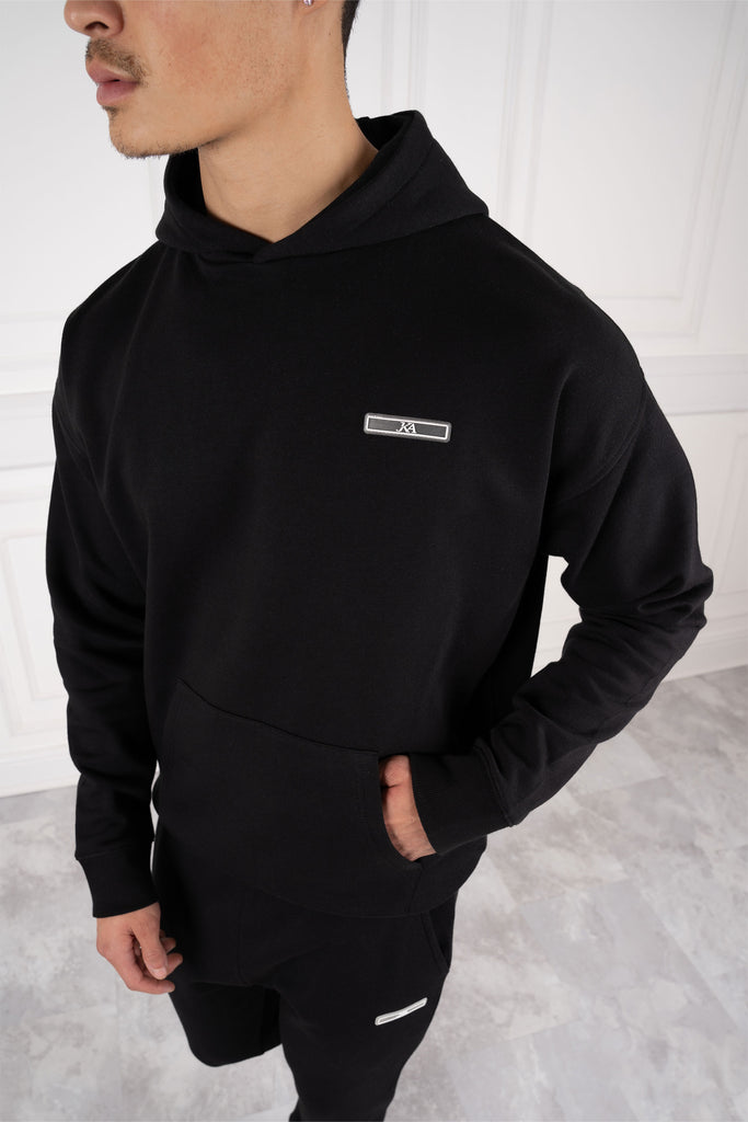 Day To Day Straight TS Leg Hoodie - Black