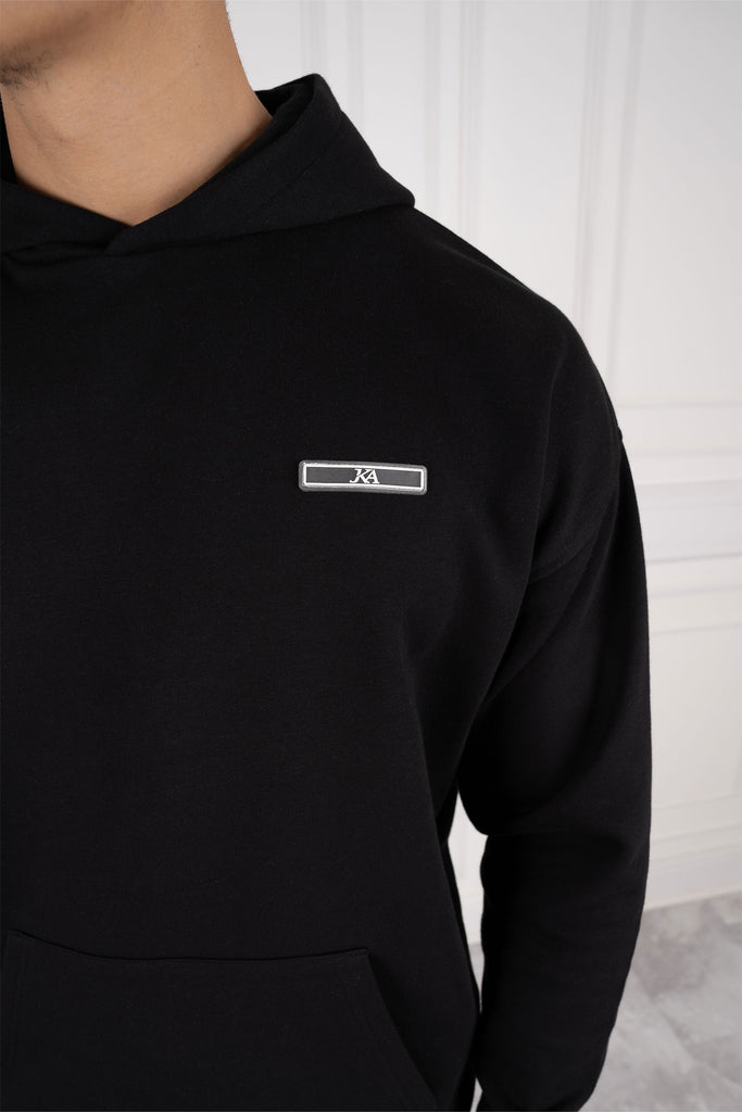 Day To Day Straight TS Leg Hoodie - Black