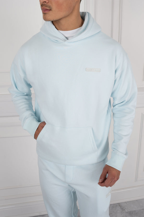 Day To Day Slim Fit Hoodie - Pastel Blue