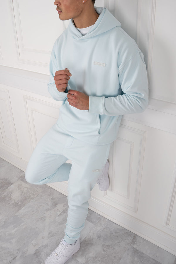 Day To Day Slim Fit Hoodie - Pastel Blue