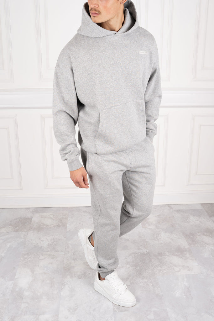 Day To Day Straight Leg TS Joggers - Grey Marl