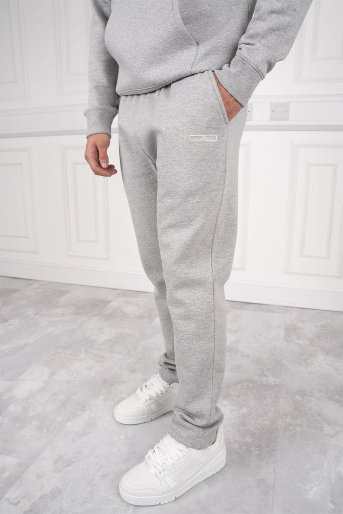 Day To Day Straight Leg TS Joggers - Grey Marl