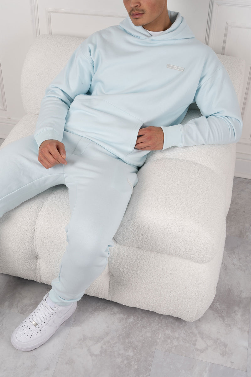 Day To Day Slim Fit Hoodie - Pastel Blue