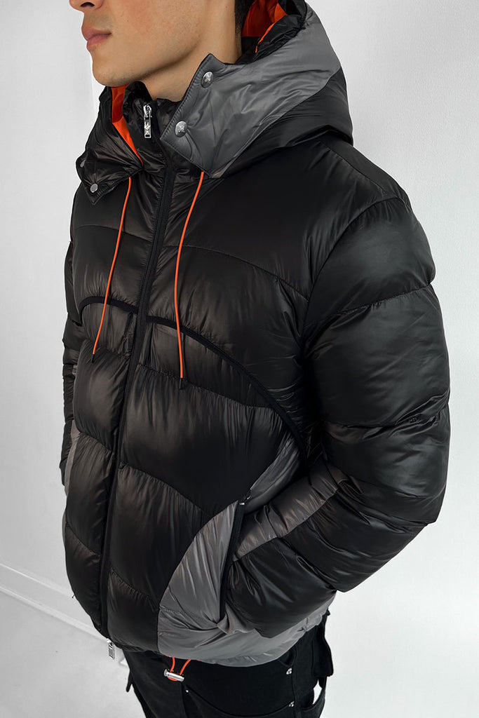 Orbit Puffer Jacket - Black