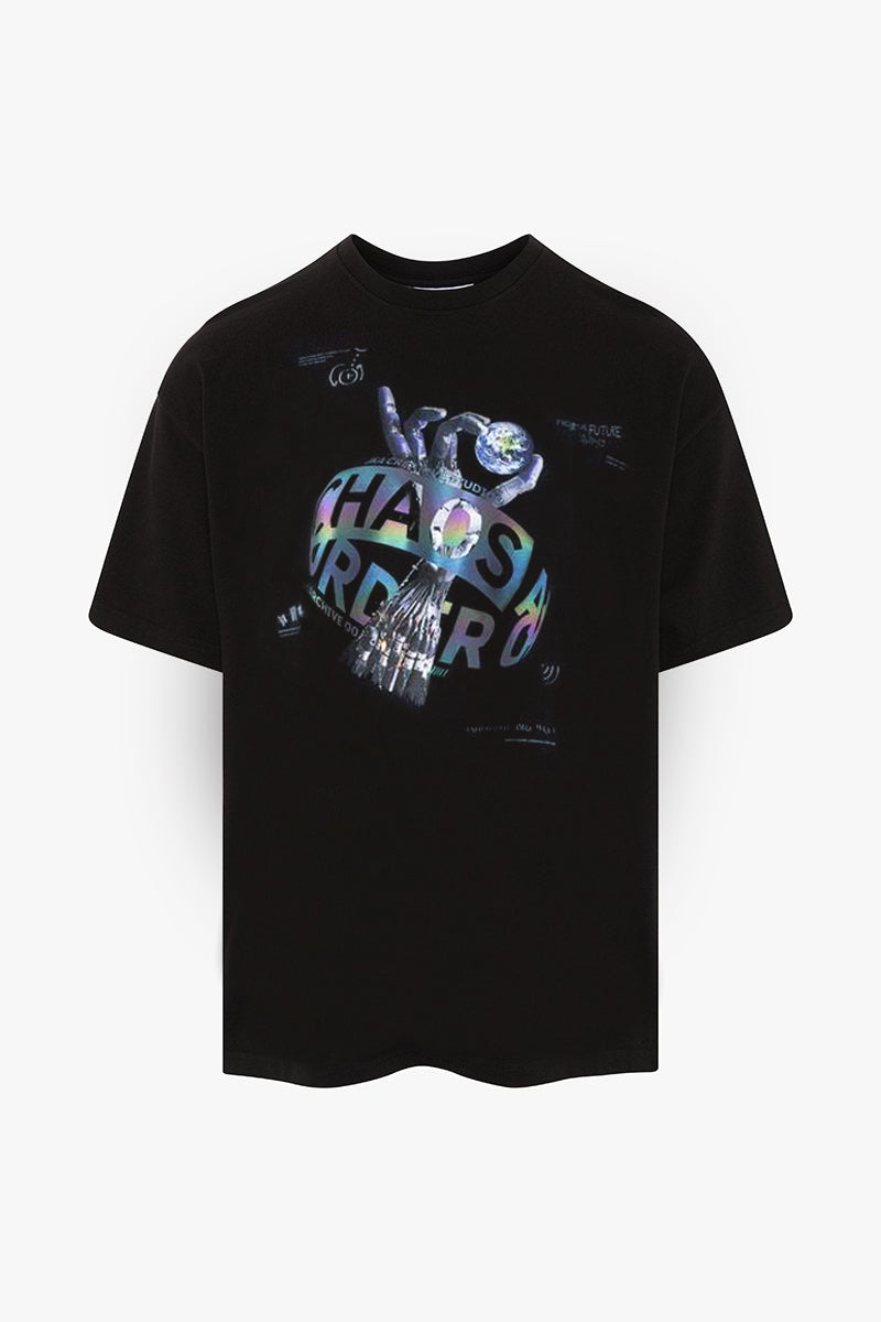 Future Reflective Oversized T-Shirt -Black – JK Attire