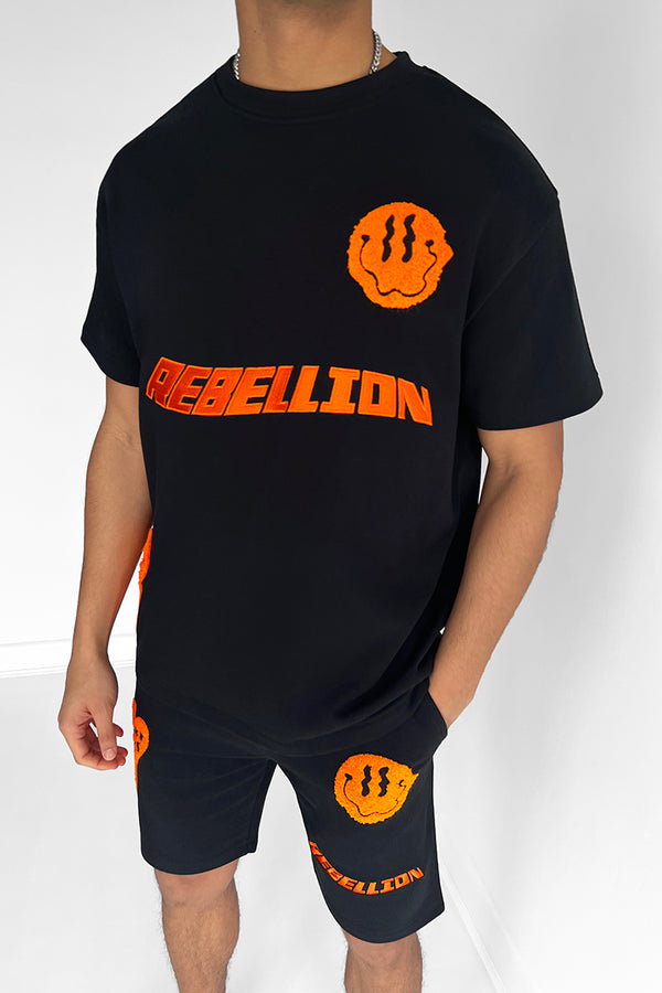 Rebellion Patch Full Twin-Set - Black/Orange