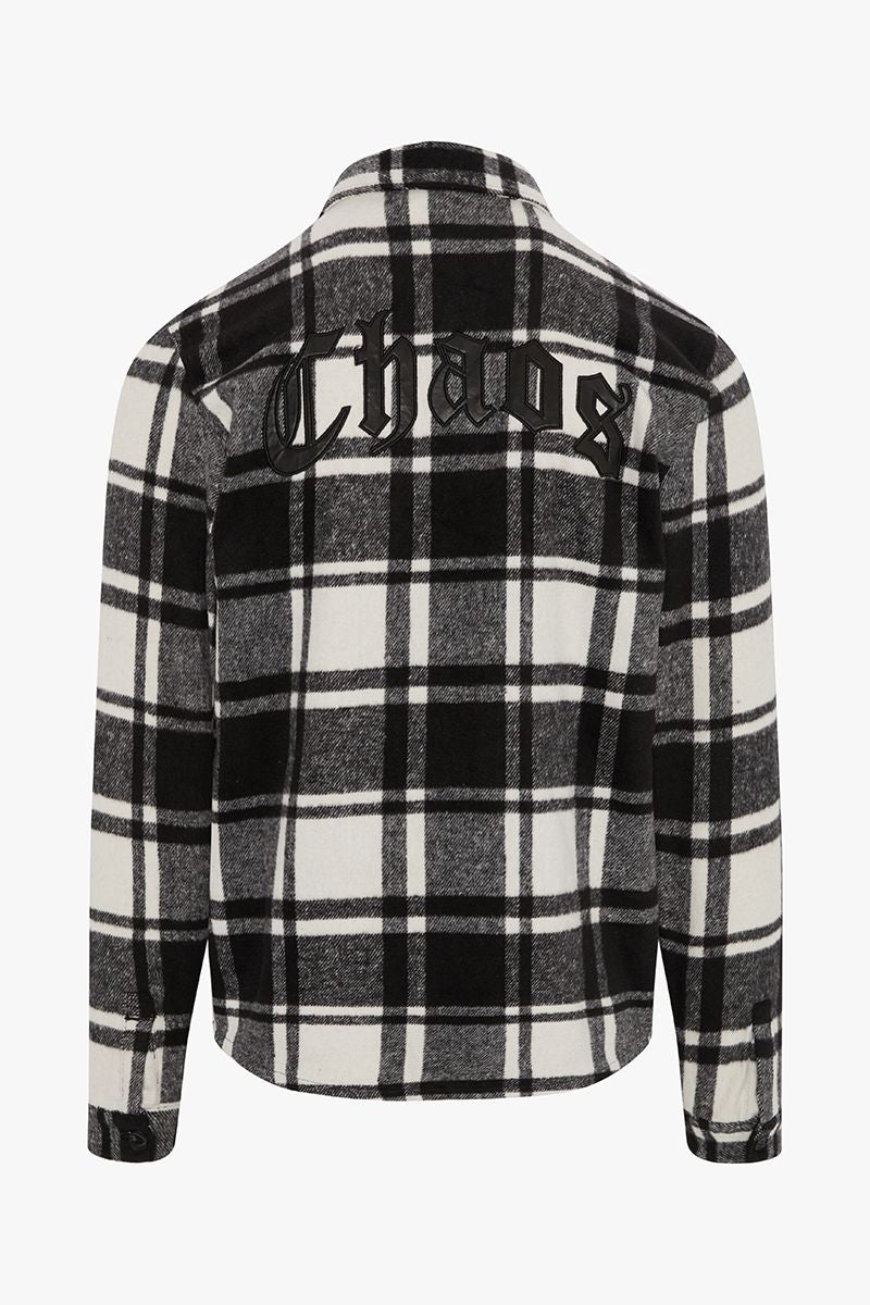 Lawless Check Shirt - Black/White